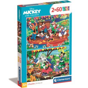PUZZLE 2X60 MICKEY AND FRIENDS 21620